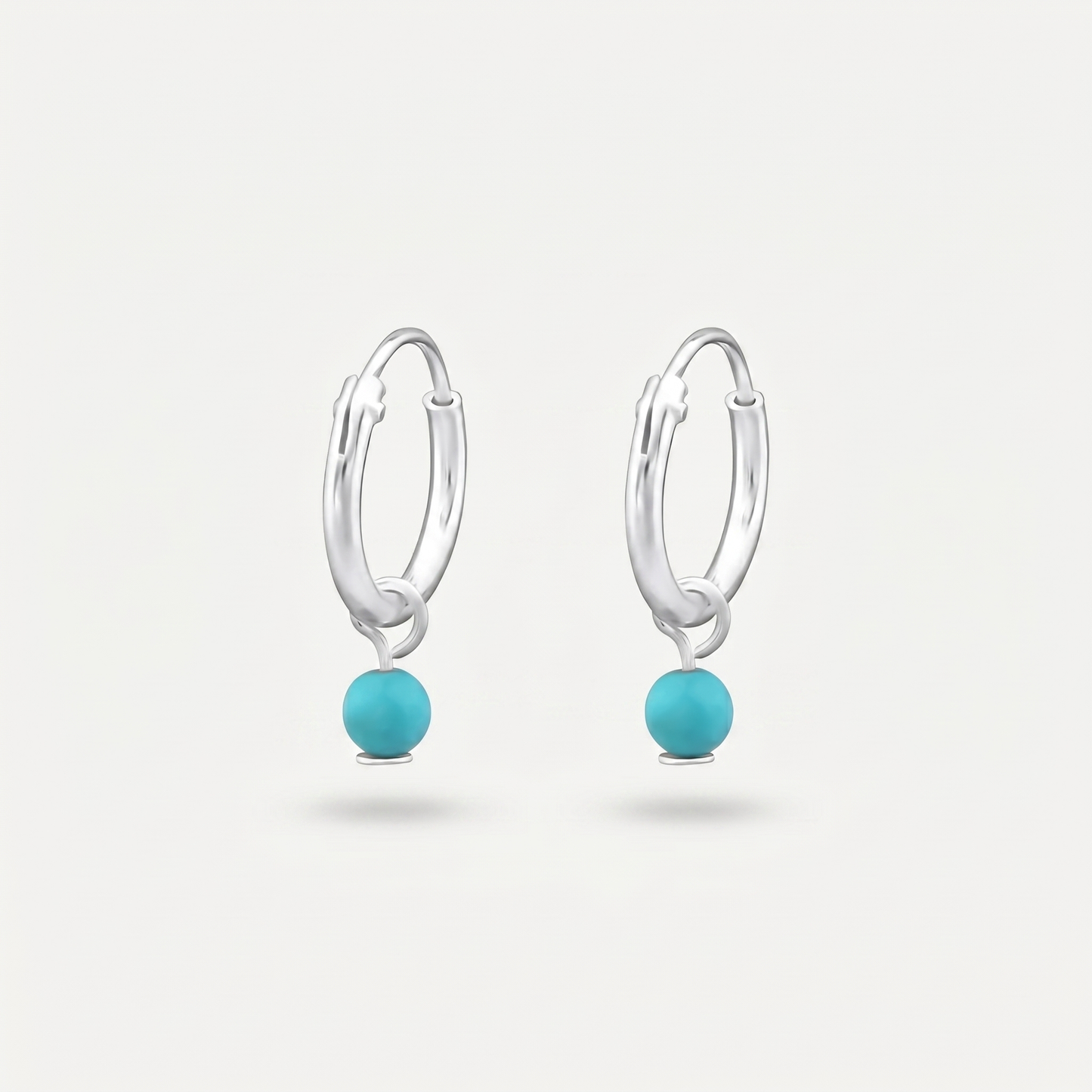 Aretes Turquesa Plata S925