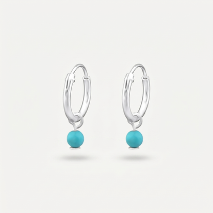 Aretes Turquesa Plata S925