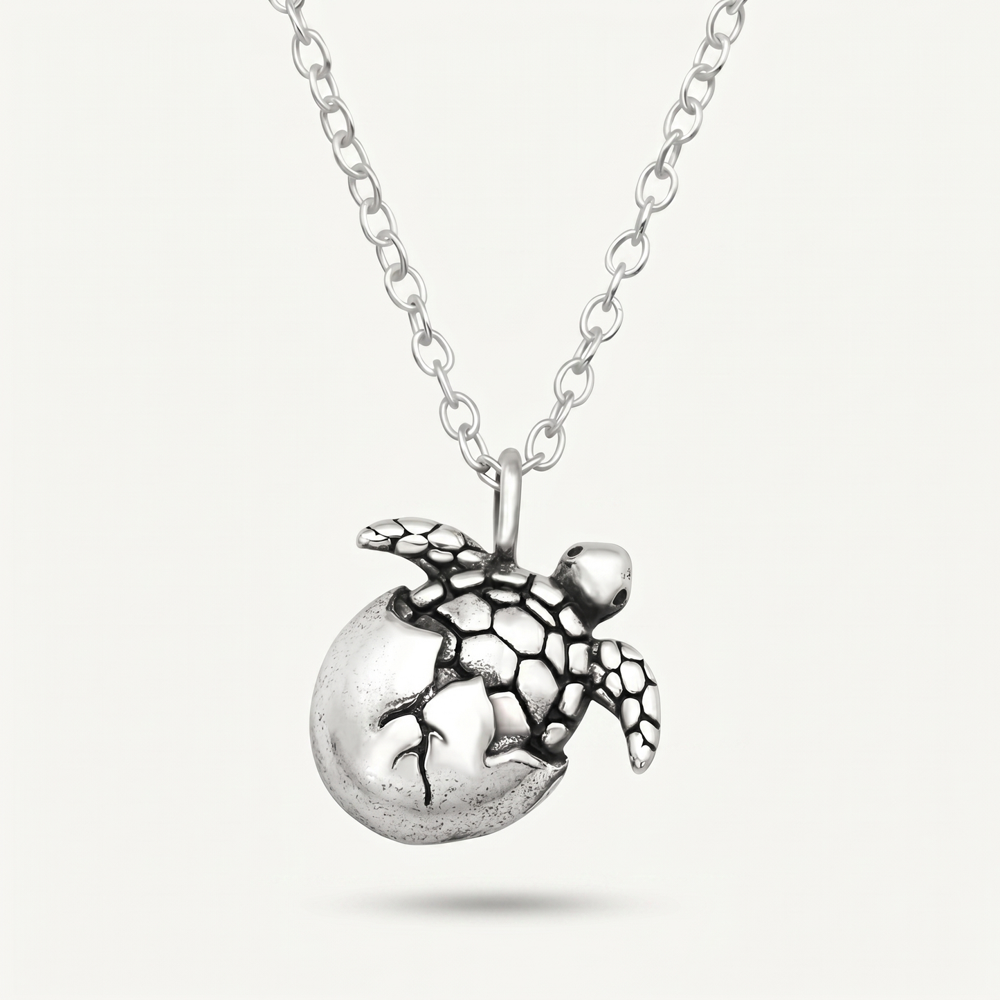 Collar Tortuga Marina Plata S925