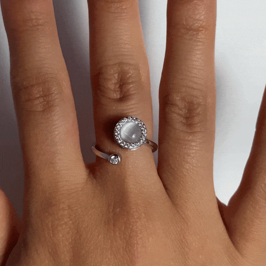 Anillo Anti Estrés Ópalo