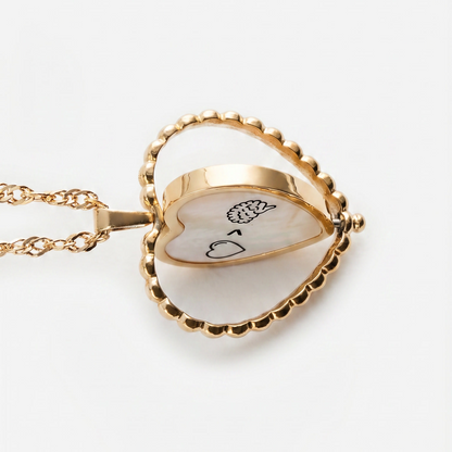 Collar Corazón Doble · Agosto 18