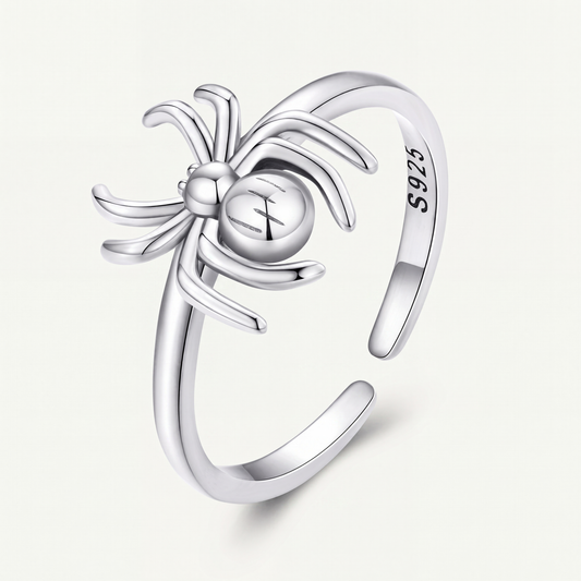 Anillo Plata S925 Arañita
