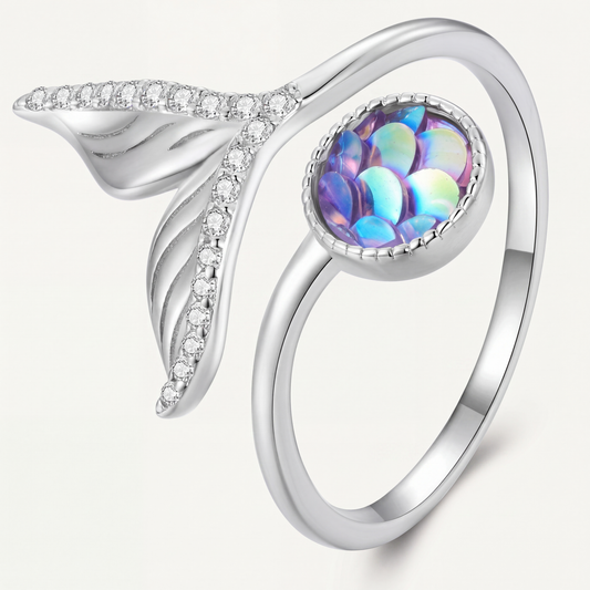 Anillo Plata S925 Cola de Sirena