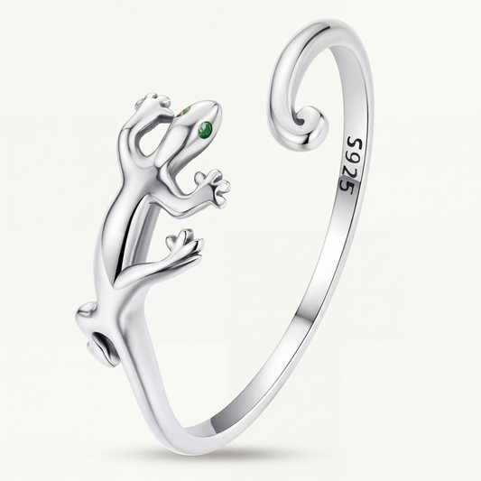 Anillo Plata S925 Lagartija