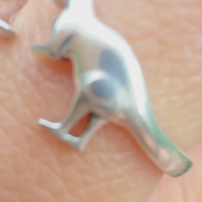 Anillo Plata S925 Dinosaurio