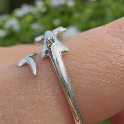 Anillo Plata S925 Tiburón Martillo
