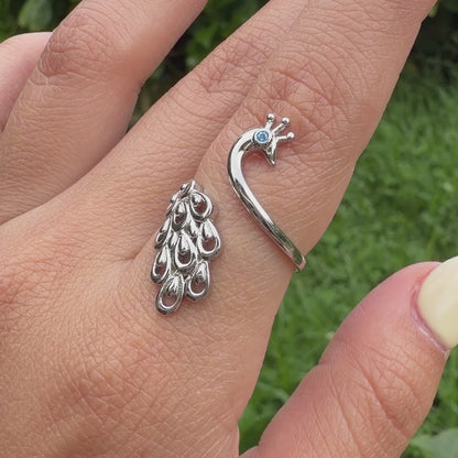 Anillo Plata S925 Pavorreal