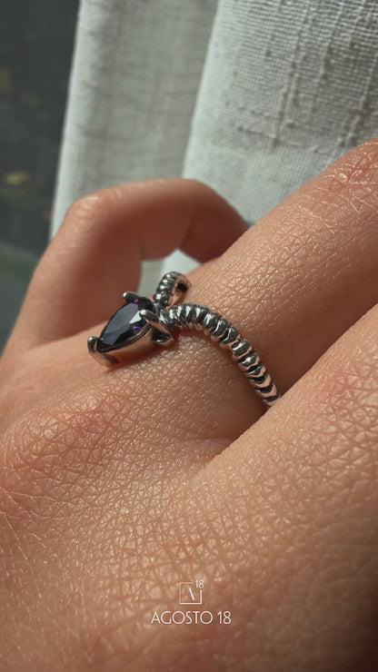 Anillo Plata S925 Carnero Aries Místico