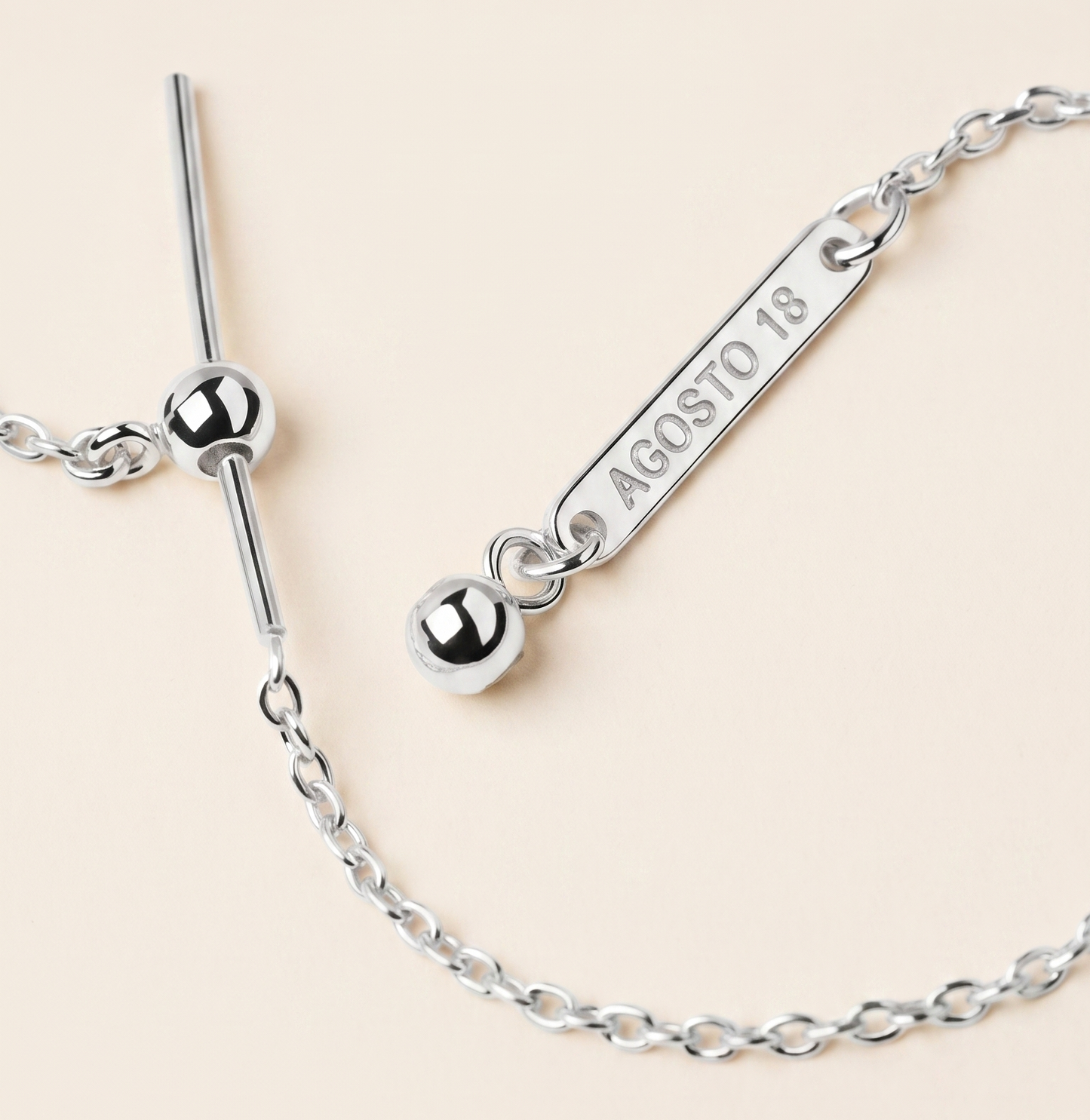 Pulsera S925 Agosto 18 (Base para Charms)