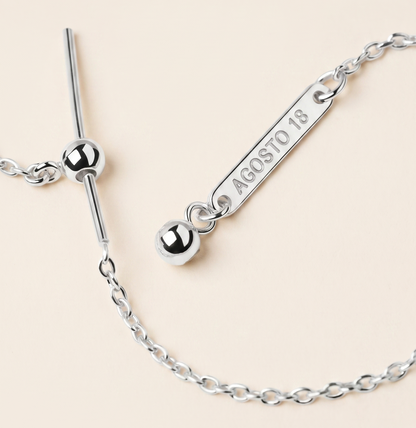 Pulsera S925 Agosto 18 (Base para Charms)