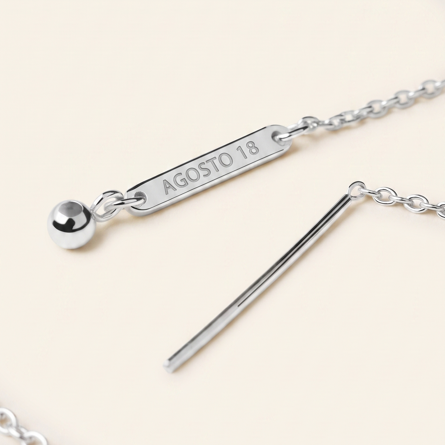 Pulsera S925 Agosto 18 (Base para Charms)