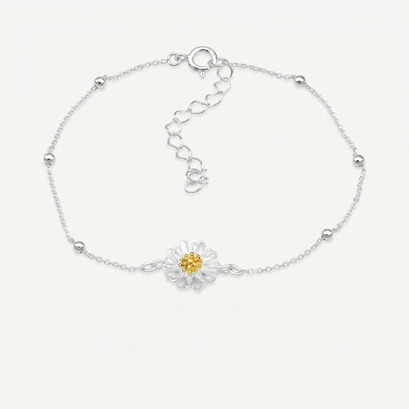 Tobillera Margarita Plata S925